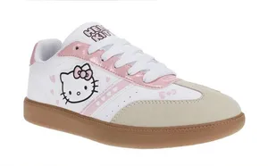 Hello Kitty Pink, White and Tan Kids' Sneakers thumbnail 1