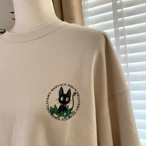 Uniqlo Studio Ghibli Kiki's Delivery Service Sweatshirt in Natural thumbnail 7