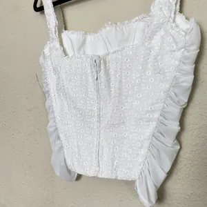 HOUSE OF CB 'Catalina' White Broderie Anglais Corset NWOT size XL‎ thumbnail 10