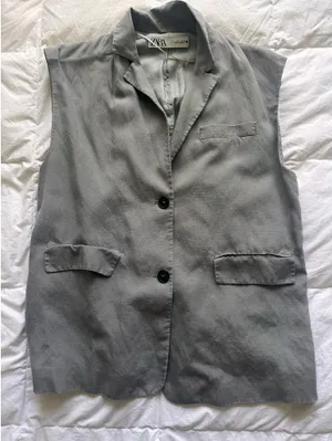 Zara Gray Vest Top thumbnail 1