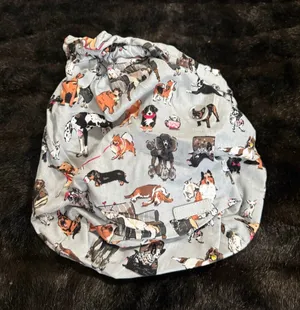 Vera Bradley Best In Show Puppy Dog Print Ditty Lined Tote Gym Bag 2020 Wet Dry thumbnail 1