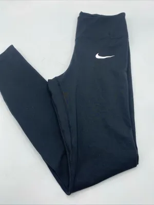 Nike Dry Fit XS Joggers Leggings Athletic Black XS Extra Small Gym Running Women thumbnail 2