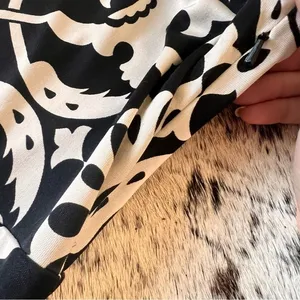 TORY BURCH‎ Printed Black White Silk Dress Women Size Small thumbnail 9