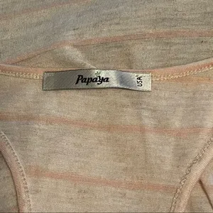 Papaya Peach Floral Print 'Love' Graphic U-Neck Tank Top Women's Size M thumbnail 4