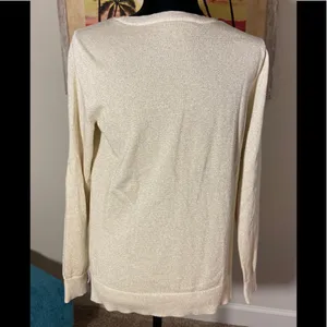 Ann Taylor Loft, Gold Sweater EUC thumbnail 6