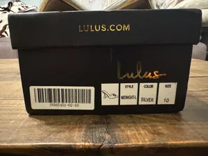 Lulus Silver Holographic Pointed Toe Heels thumbnail 6