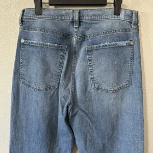 7 For All Mankind Ultra High Rise Dojo‎ Flare Jeans Womens Size 31 Light Wash thumbnail 4