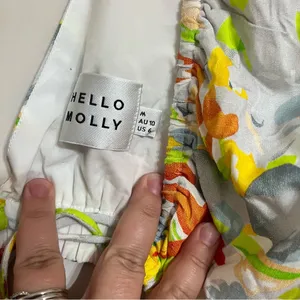 Women's Hello‎ Molly Clouded Crop Top Floral Print Size Medium thumbnail 3