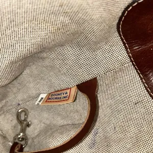 Dooney & Bourke Vintage Signature Beige Monogram Handbag thumbnail 15
