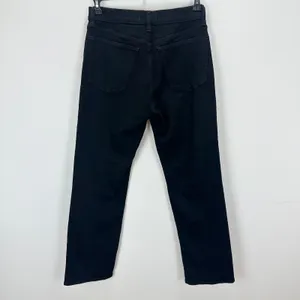 Madewell The Longline Straight Jean Black Frost Comfort Stretch Denim US 28 NWT thumbnail 9
