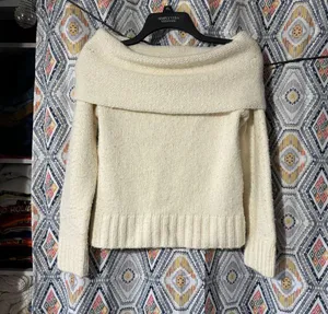 Anthropologie off the shoulder sweater thumbnail 4
