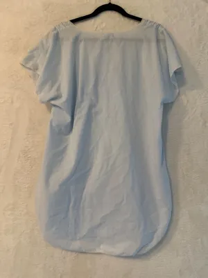 Gilligan & O'Malley Nightgown Womens Floral Lace‎ Trim Short Sleeve Sleepwear thumbnail 1