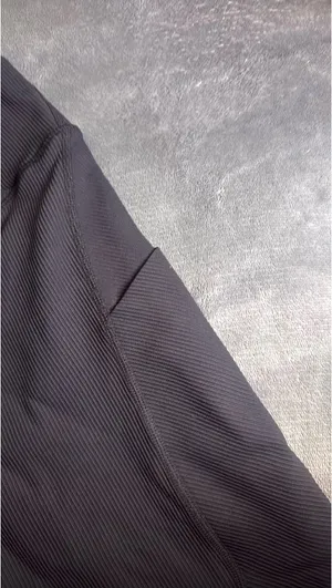 Amazon Black Crossover Biker Shorts Ribbed thumbnail 8