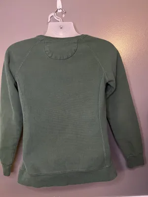 Notre Dame Fighting Irish Sweatshirt Womens Small Green NCAA Crewneck Champion thumbnail 5