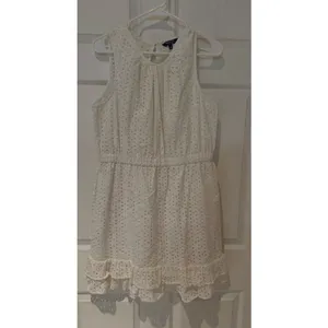 NWOT Y2K Women's Peter Som Collection Eyelet Ruffle Dress Mini‎ Flare Layered-12 thumbnail 5