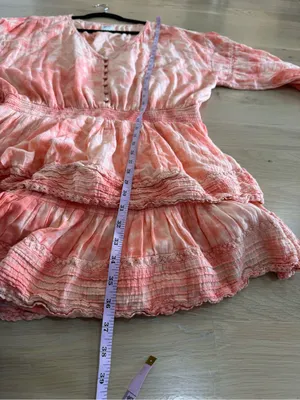 Aerie Rock 'N' Ruffle Tie Dye Mini Layered Dress size XXL thumbnail 10