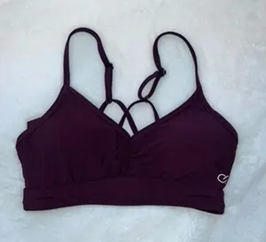 NWOT Calia Women's Purple Sports Bra Size Small Criss-Cross Front‎ Activewear thumbnail 1