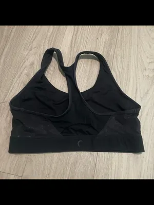 ZYIA Black Racerback Sports Bra thumbnail 3