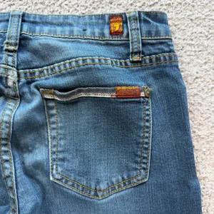 7 For All Mankind Paxtyn Skinny Jeans Blue Medium Wash Stretch Denim 26x26 thumbnail 7