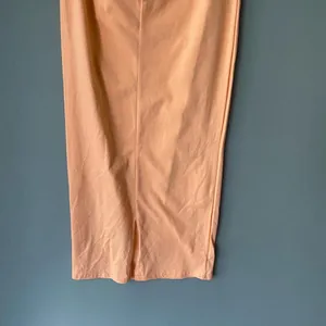 Boohoo‎ Cotton Coastal Beachy Clean Girl Ruched Bardot Maxi Dress 4 Orange thumbnail 5