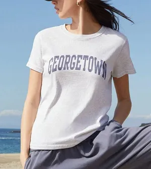 Brandy Melville Georgetown Tee Cropped thumbnail 1