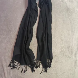 Pashmina Scarf Fringe Trim Wrap 100% Pashmina Black Unisex Adult thumbnail 3