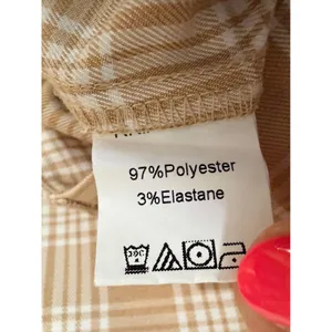 Princess Polly Archer‎ Plaid Wide Leg Trousers Pants Beige Tan Cream Women Sz 4 thumbnail 10