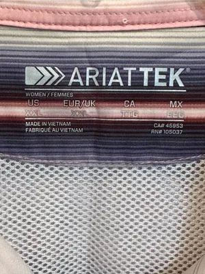 Ariat Tek Western Stripped Button-Down Shirt thumbnail 5