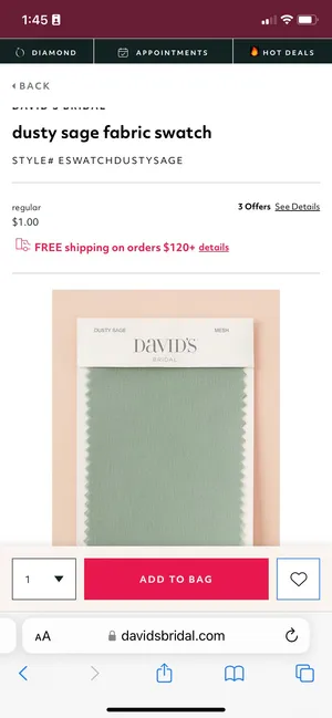 David’s Bridal Bridesmaid one shoulder dress in sage green thumbnail 4