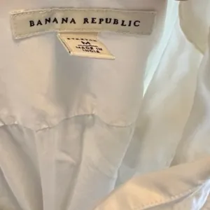 Banana‎ Republic White Wrap Blouse thumbnail 6