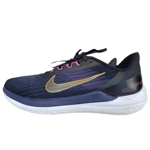 Nike Men's Air Winflo 9 Black Purple Gold Running Shoes #DD6203-007 Size US11.5 thumbnail 1