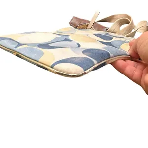Coach Crossbody Purse No. L0767-41226 Cream Blue Tan Pattern Vintage Y2K thumbnail 10