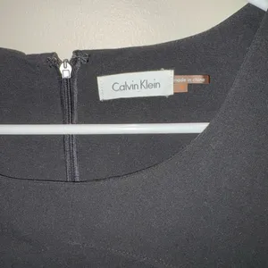 Calvin Klein Black Textured Mini Dress thumbnail 2