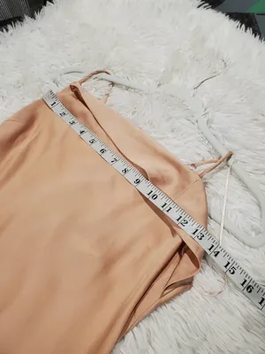 ASTR Cowl Slip Midi Dress in Blush Pink Large thumbnail 4