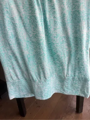 Full Tilt Light Aqua Flutter Sleeve Scoop Neck Top thumbnail 4