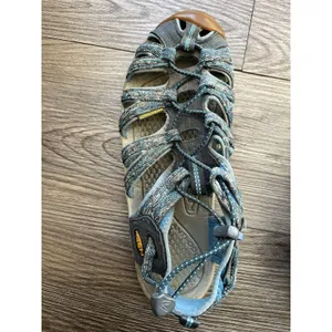 Keen‎ Women's Waterproof Whisper Sport Sandals Blue Gray Hiking Shoes Size 8.5 thumbnail 4