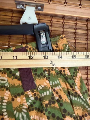 Vintage ANGIE Low Rise Patchwork Ruffle Mini Skirt Y2K Small thumbnail 5