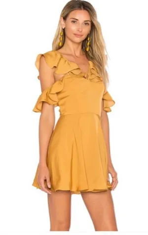 Lovers Friends Gold Trophy Dress NEW thumbnail 1