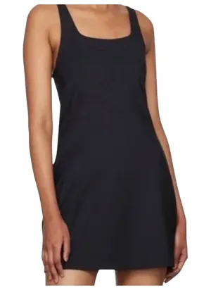 Girlfriend Collective Black Activewear Mini Dress XS thumbnail 1