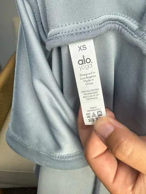 Alo Yoga Velour Glimmer Full Zip Up Size XS thumbnail 8