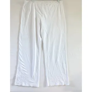 Hello Kitty Sanrio Lightweight White Waffle Knit Pajama Pants XL NWT thumbnail 2
