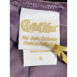 Hot Topic Sailor Moon Queen Beryl Dress 5X Plus Purple Velvet Hi Low NWT Cosplay thumbnail 8