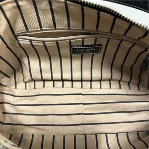 Kate Spade Black Leather Shoulder Bag Women's Handbag with Zip Pocket thumbnail 11