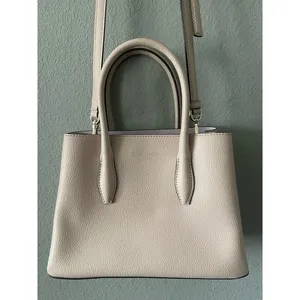 Kate Spade Eva Small Leather Satchel Crossbody Bag Purse Warm‎ Beige/Blush thumbnail 4