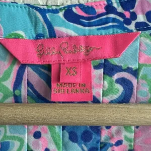 Lilly Pulitzer Chillylilly Seana Dress XS UPF50 Horizon Jungle Sunrise Oversized thumbnail 7