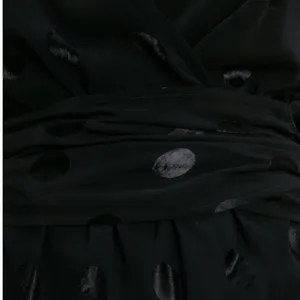 Zara Black Polka Dot Midi Slip Dress thumbnail 8