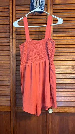 Coral Romper Orange Size M thumbnail 3
