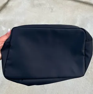 Pink Lily Black "Makeup" Travel Pouch thumbnail 4