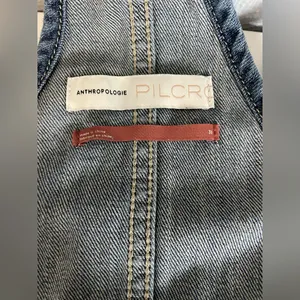 Anthropologie Pilcro Everyday Button Front Denim Short Overalls thumbnail 7