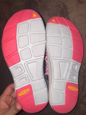 KEEN UNEEK Women's Woven Cord Sandals Grey Pink Size 9 thumbnail 6